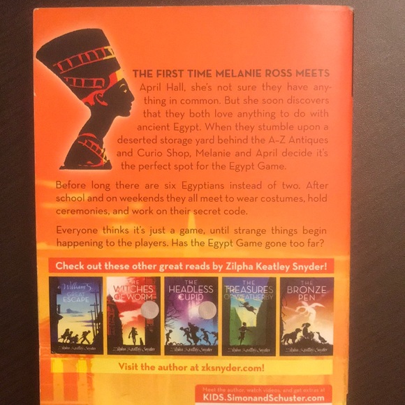 The Egypt Game by: Zilpha Keattey Snyder - Picture 2 of 2